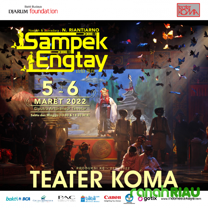 Sempat tertunda dua tahun, Lakon Sampek Eng Tay akhirnya naik panggung